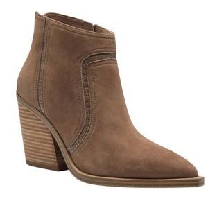 Vince Camuto Tuscan Taupe Granda Suede Boots SZ 11 NIB